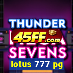 lotus 777 pg